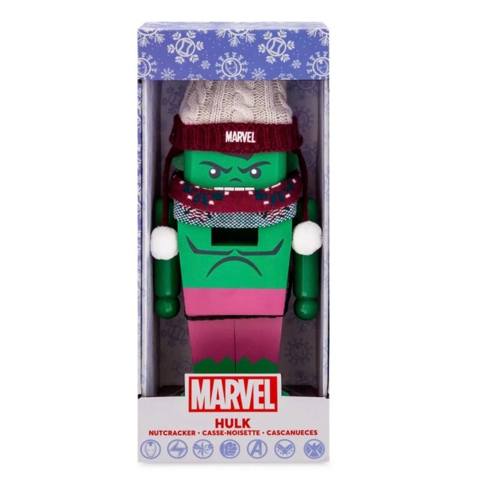 Disney Marvel Avengers Hulk Smash Holiday Nutcracker Figure
